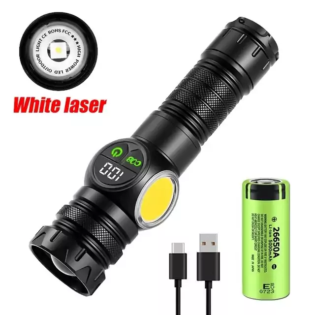 1735192859_31082 چراغ قوه پاورکینگ مدل PK5047 با لامپ COB - 1