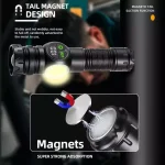 چراغ قوه پاورکینگ مدل PK5047 با لامپ COB - 4