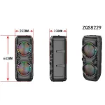 اسپیکر بلوتوثی قابل حمل مدلZQS-8229 - 2