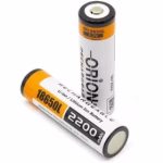 باتری لیتیوم یون 3.7v سایز 18650 2200mAh برند ORION - 3